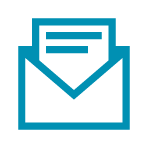 Icona lettera – servizio messaggi cortesia